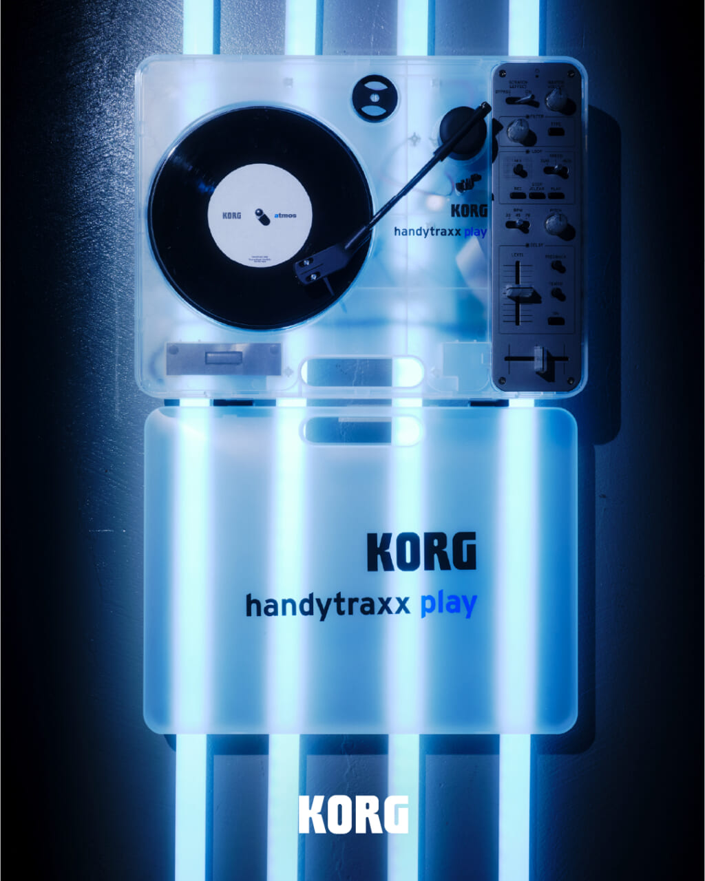 ポータブル・レコードプレーヤー handytraxx play アトモス
