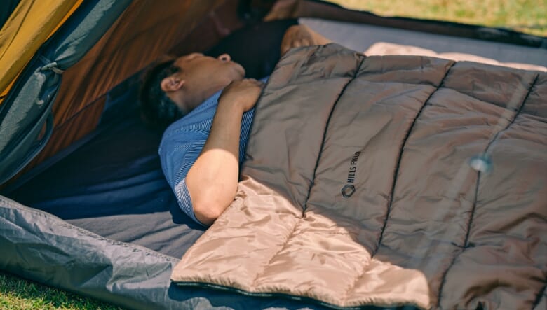 HILLS FIELD（ヒルズフィールド）初のスリーピングバッグ「SLEEPING BAG SS YAMATO柄」