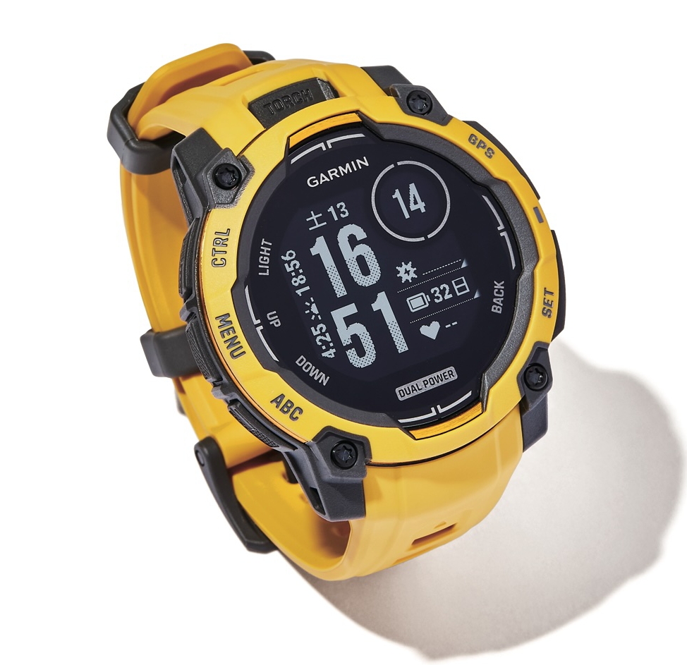 GARMIN
Instinct 3 Dual Power 45mm Sunburst ¥71800(ガーミンジャパン)
