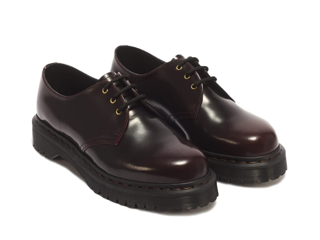 DR. MARTENS 1461 BEX D.BROWN STITCH CHERRY RED ARCADIA