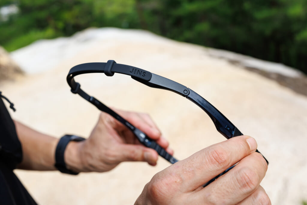 JINS SPORTS SUNGLASSES Quick Fitのゴムバンド