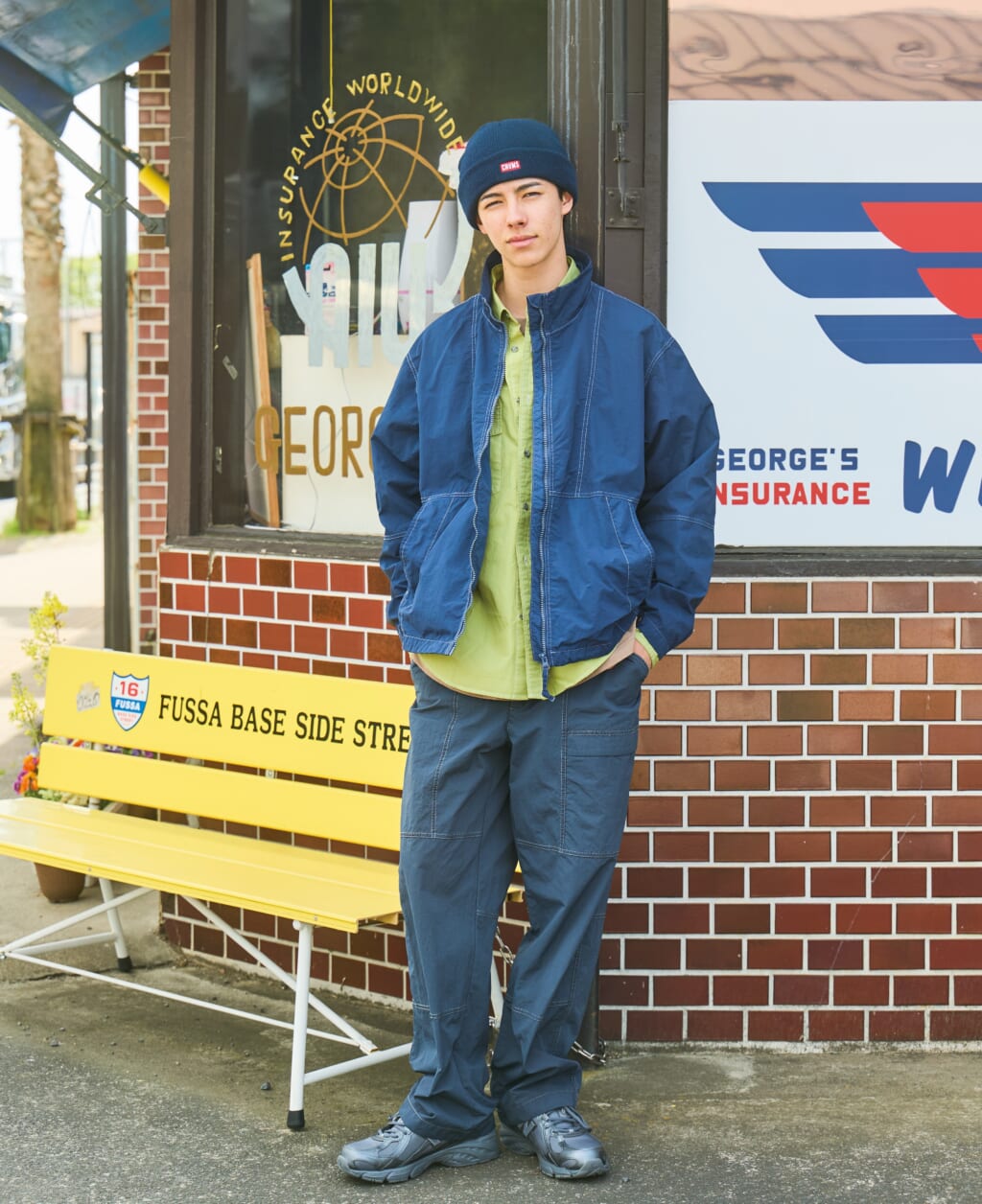 Garment Dye Field Jacket 、Garment Dye Field Pants 着用イメージ