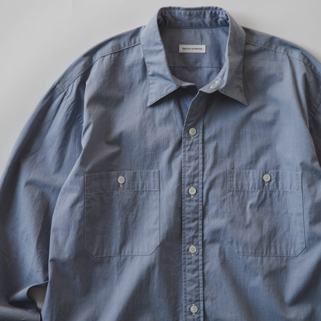 KAPTAIN SUNSHINE for Pilgrim Surf+Supply / Springs Work Shirt ¥37400