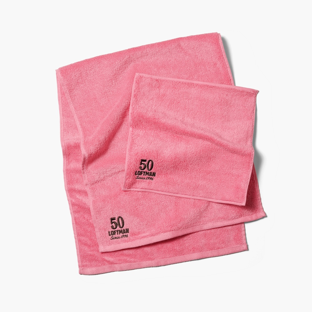 LOFTMAN×THING FABRICS 50TH TIP TOP 365 FACE TOWEL ¥2750、50TH TIP TOP 365 HAND TOWEL