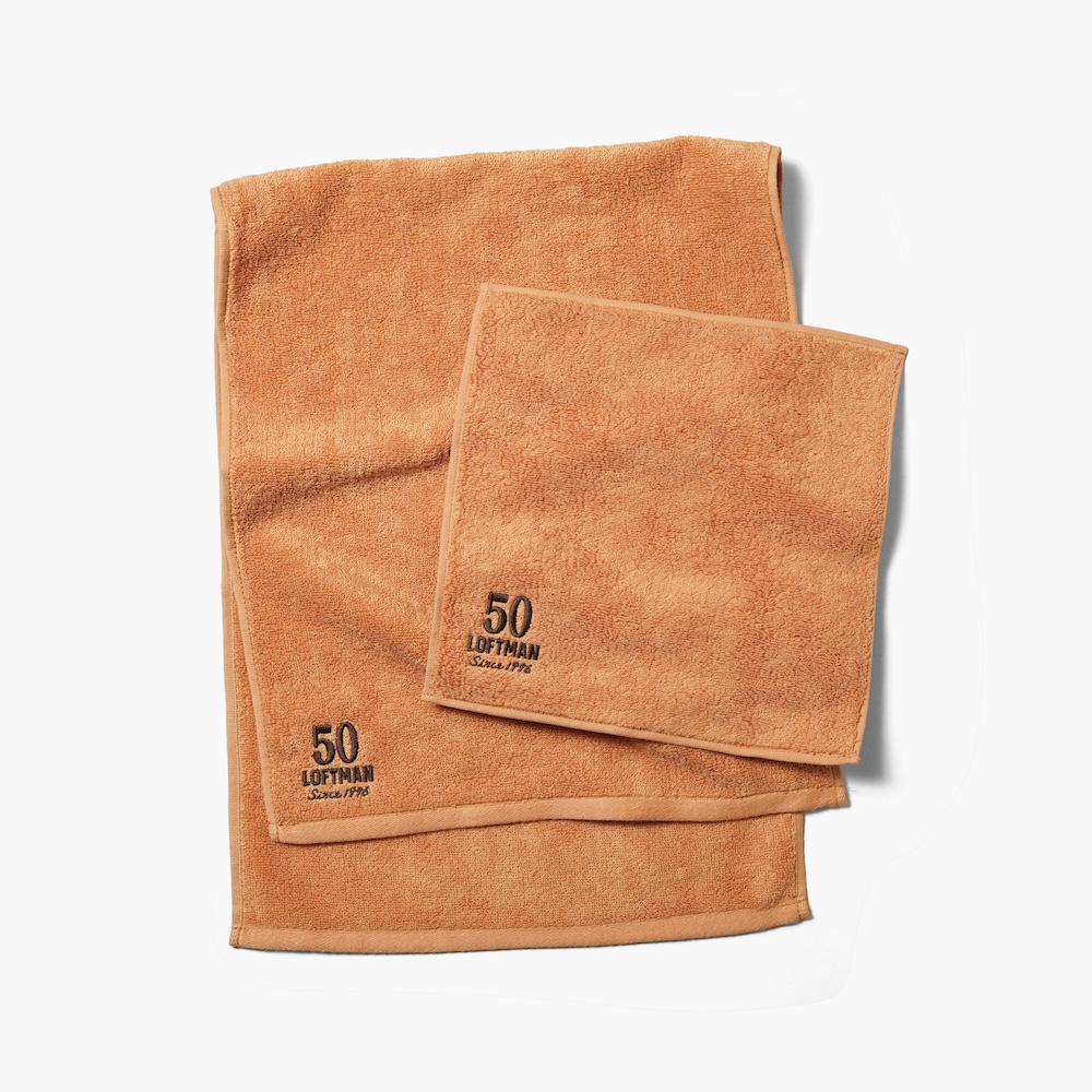LOFTMAN×THING FABRICS 50TH TIP TOP 365 FACE TOWEL ¥2750、50TH TIP TOP 365 HAND TOWEL