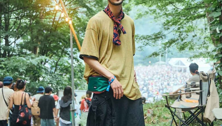 快適素材を合わせ暑さを乗り切る。-FUJI ROCK FESTIVAL 2026-