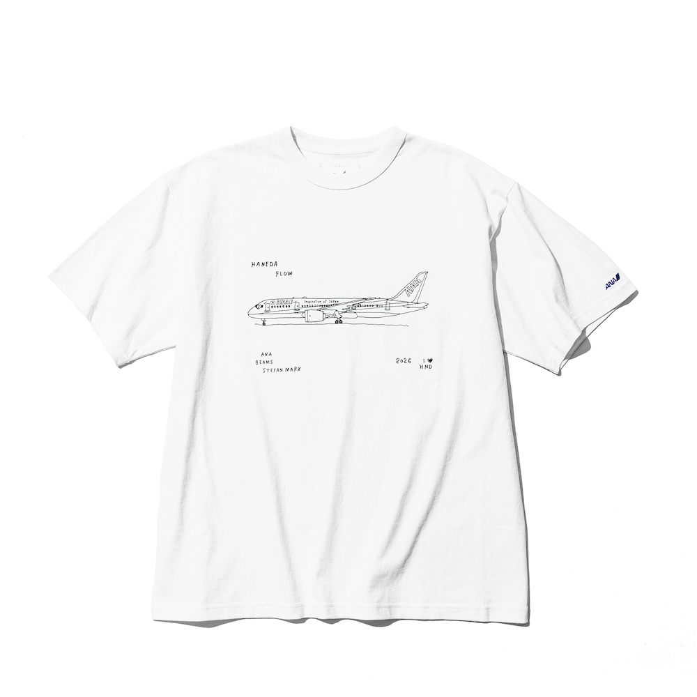 ANA × BEAMS『AIRPLANE T-Shirt』