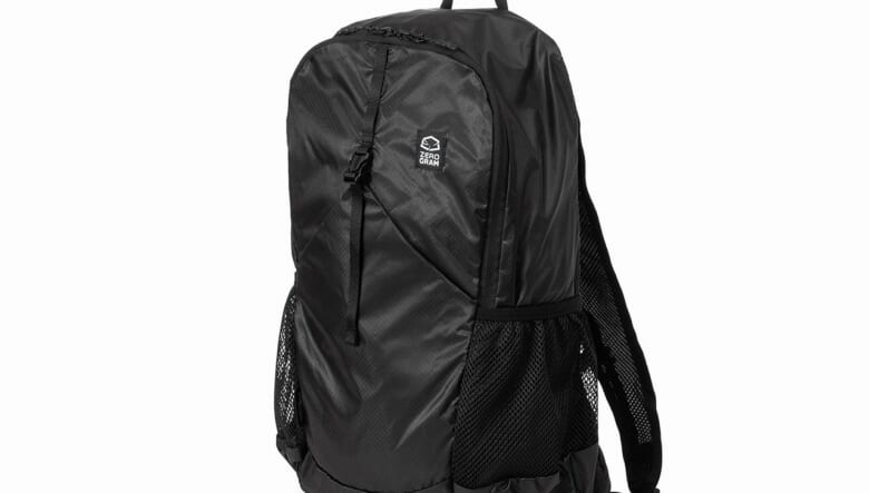 軽量&タフネスなZEROGRAMのパッカブルディバッグは、軽登山やトラベルシーンまでマルチに活躍！