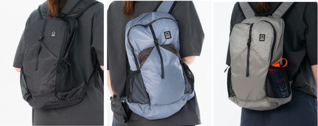 BURNEY PACKABLE BACKPACK 15 BLACKカラバリ