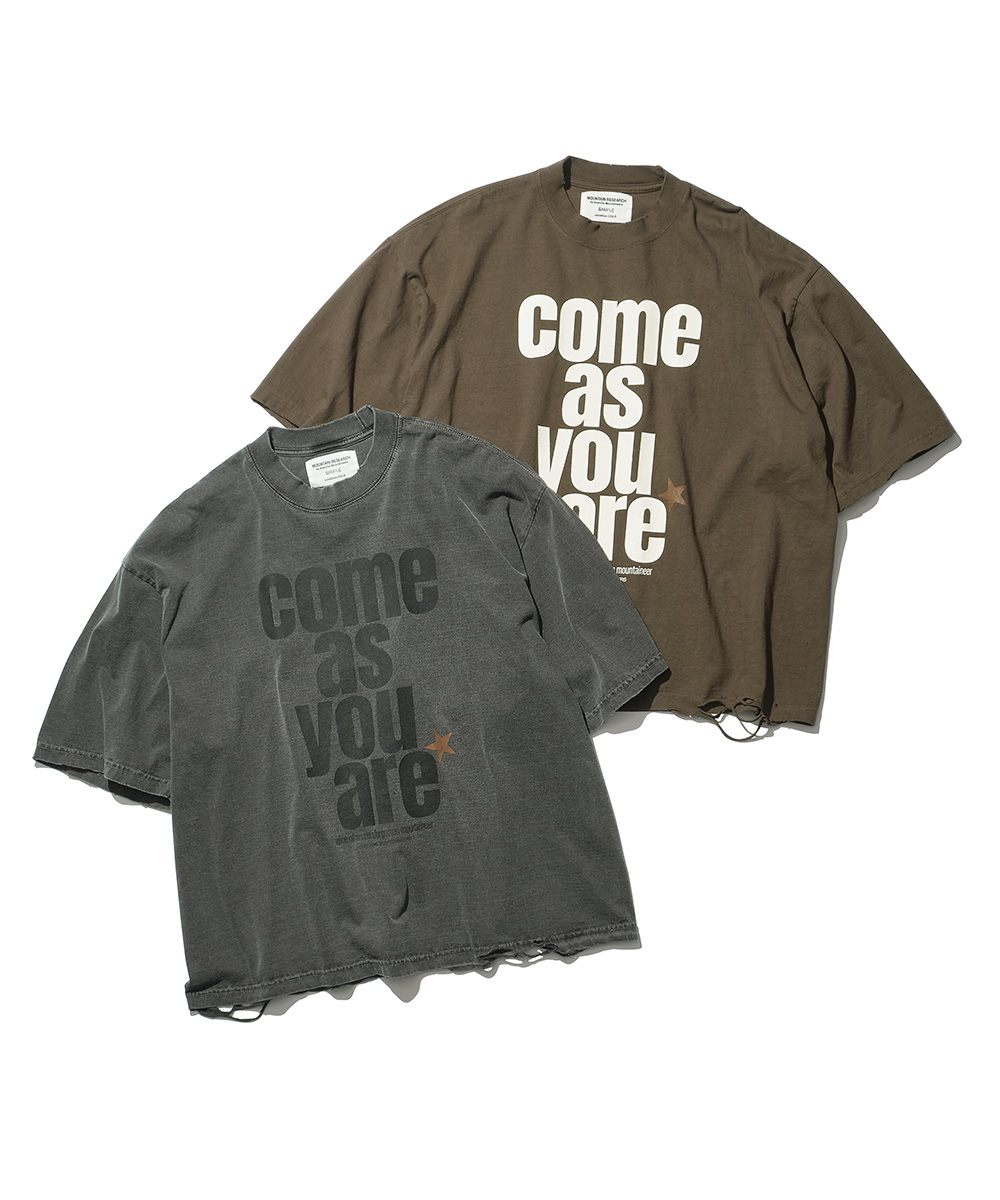 Mountain Research Damage Tee "Come as you are"