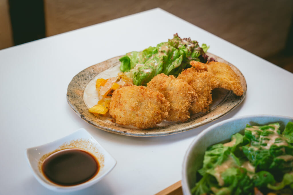 古民家カフェ「このか CONOKA」のハモフライ