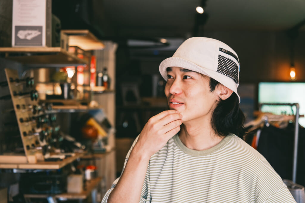 京都府笠置町にあるTHEUNFORMSTOREの石橋さん