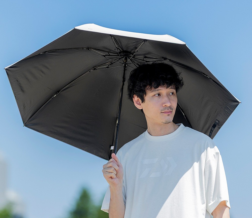 ALLWEATHER SHADING UMBRELLA 使用例、裏地解説