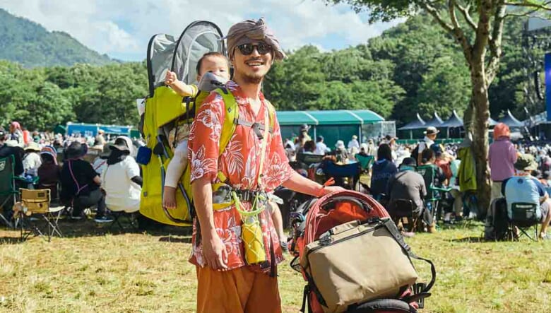 子どもと満喫する外遊びパパコーデ。-FUJI ROCK FESTIVAL 2026-