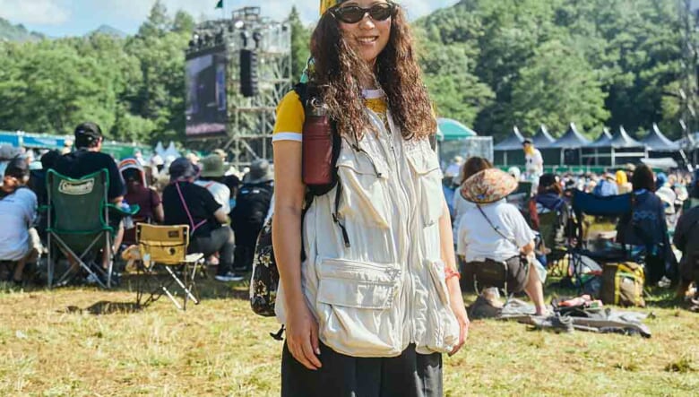 オーバーサイズでゆる山遊びコーデ。-FUJI ROCK FESTIVAL 2026-