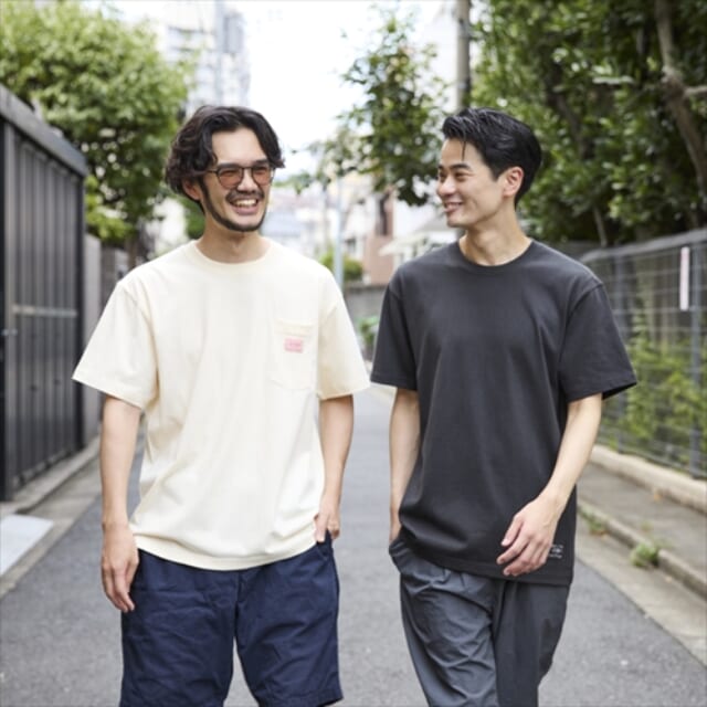 BIGMIKE×GO OUT 2パックTシャツ