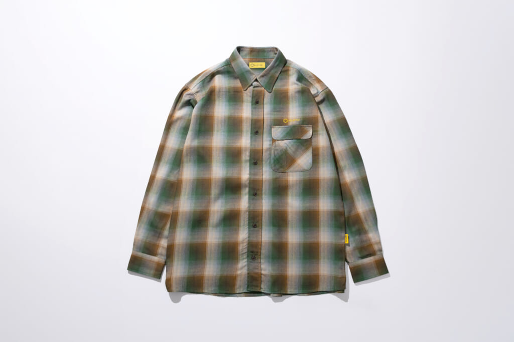 OMBRE CHECK FLANNEL SHIRT