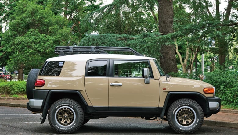 週末はキャンプから帰ってきて洗車するまでが定番ルーティン。【’14 TOYOTA FJ CRUISER】