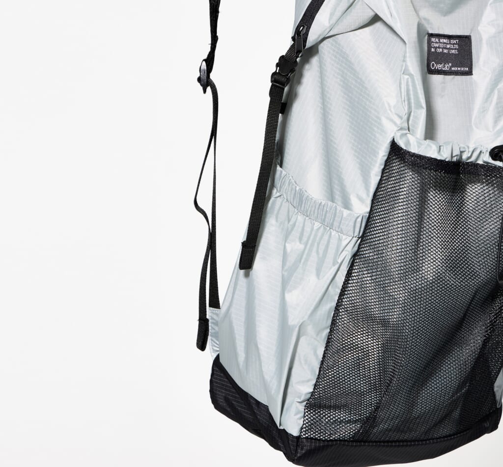 FoldableBackpackサイドポケットディテール