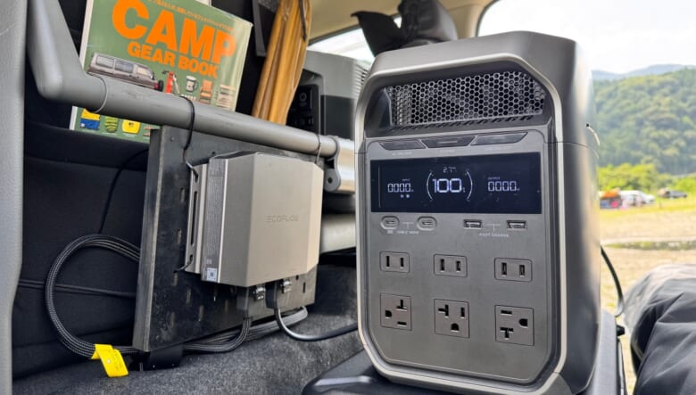 EcoFlow（エコフロー）の「Alternator Charger 600」と「DELTA 3 Plus」