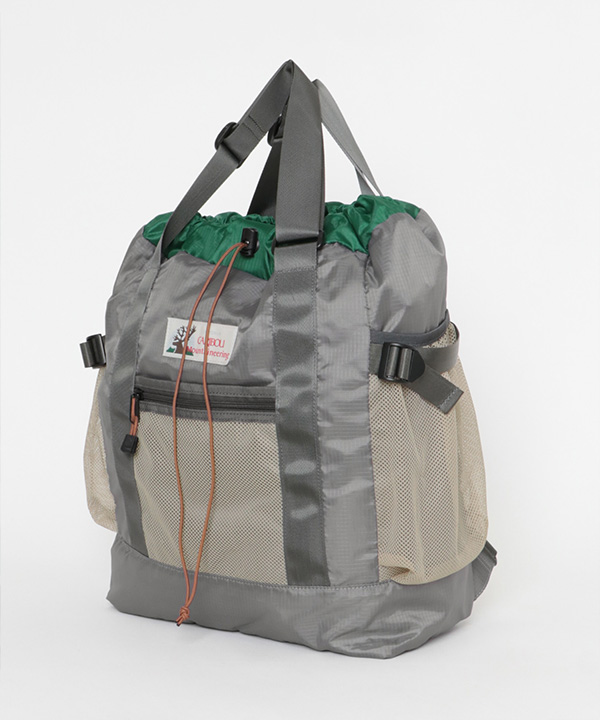 EKAL × CARIBOU Mountaineeringバッググレー