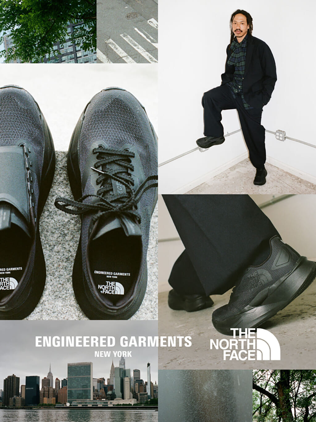 THE NORTH FACE × ENGINEERED GARMENTS コラボイメージ
