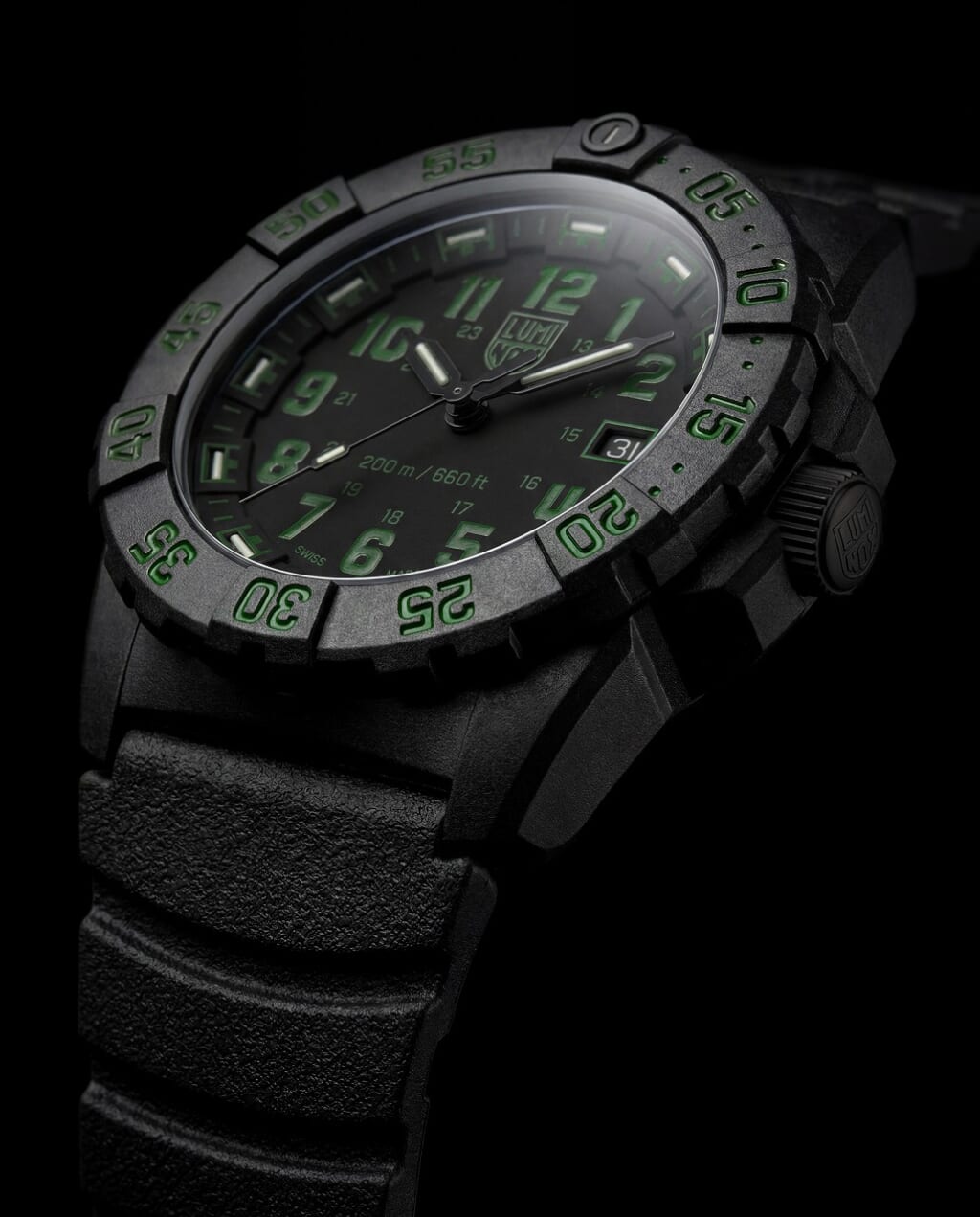Luminox/Navy SEAL 3550 Seriesベゼルディテール