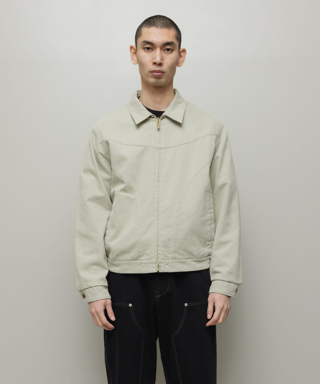 bal CORDUROY & CHECKED REVERSIBLE BLOUSON