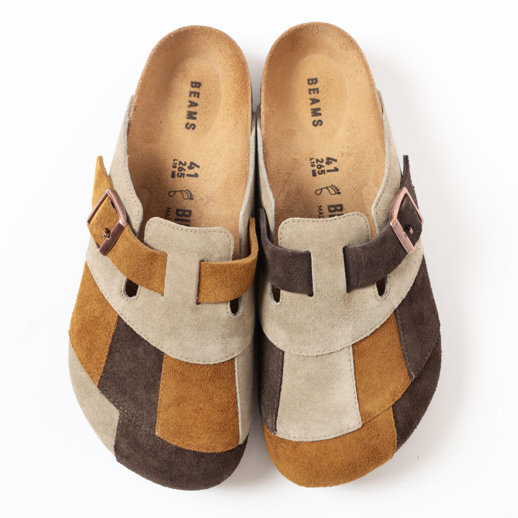 BIRKENSTOCK×BEAMS BOSTON PATCHWORK