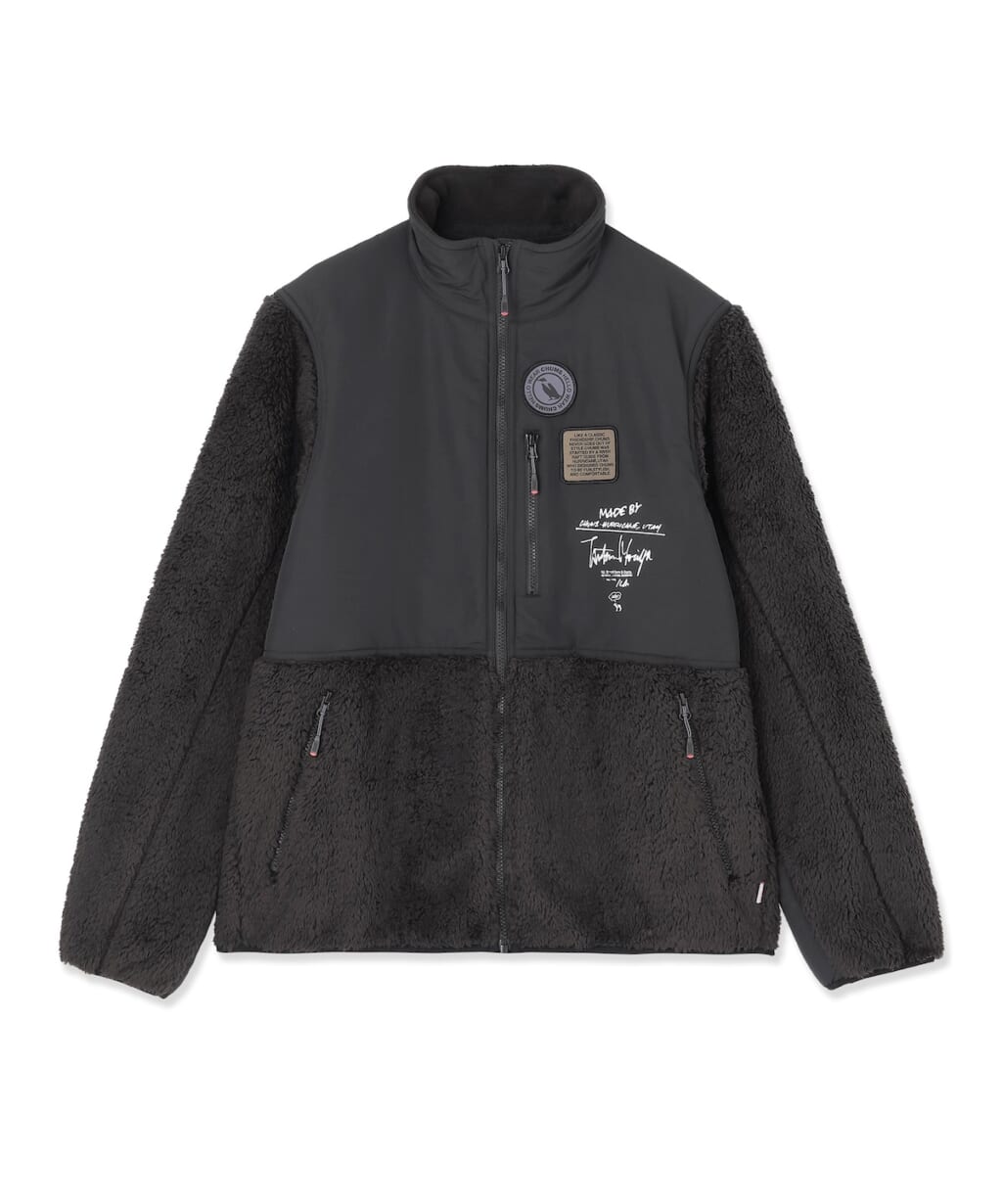 チャムスの守矢努 Bonding Fleece Jacket