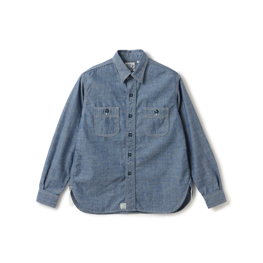 orSlow × こども ビームスのシャツ