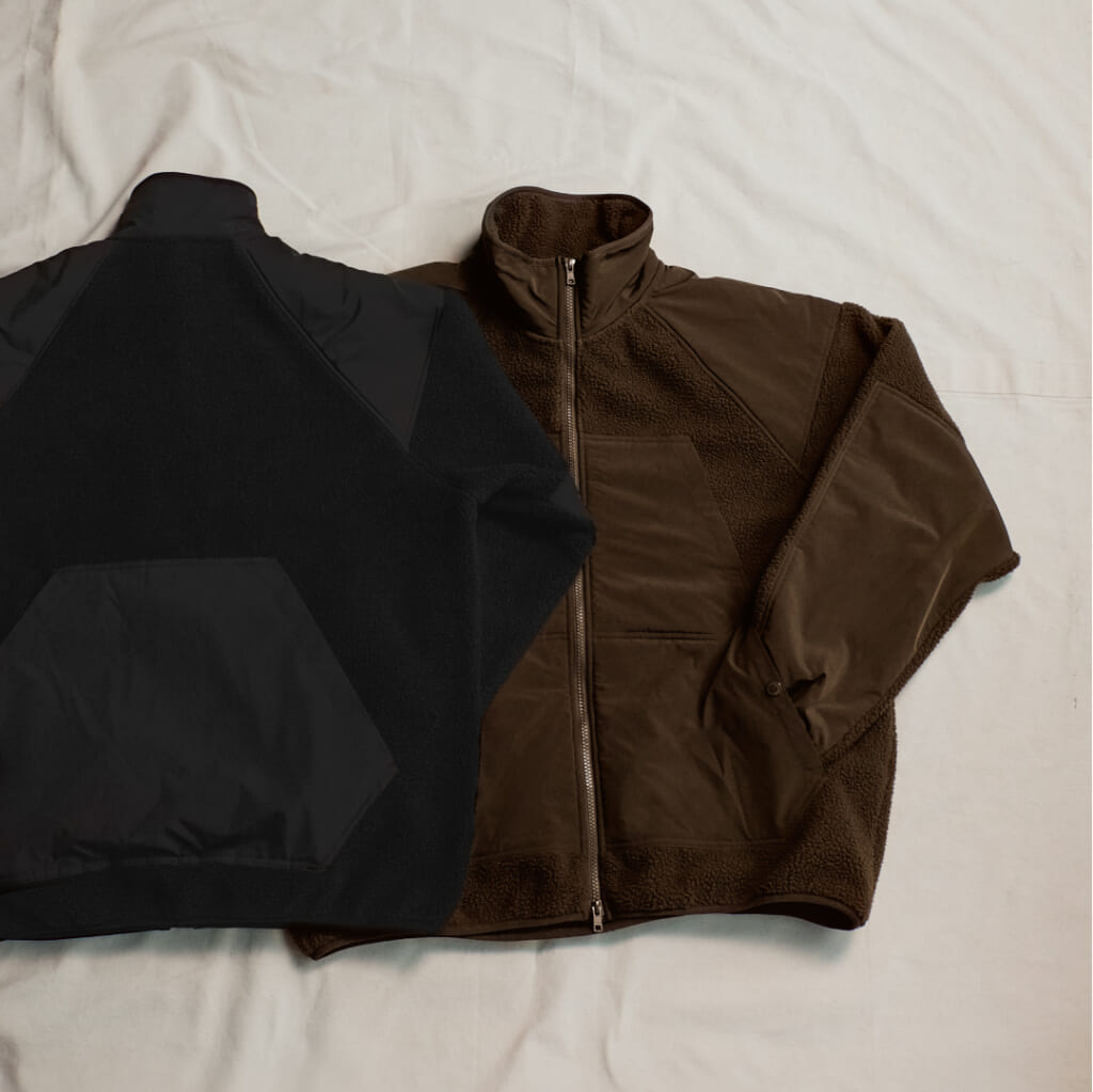 GU×ENGINEERED GARMENTS フリースユーティリティジャケット