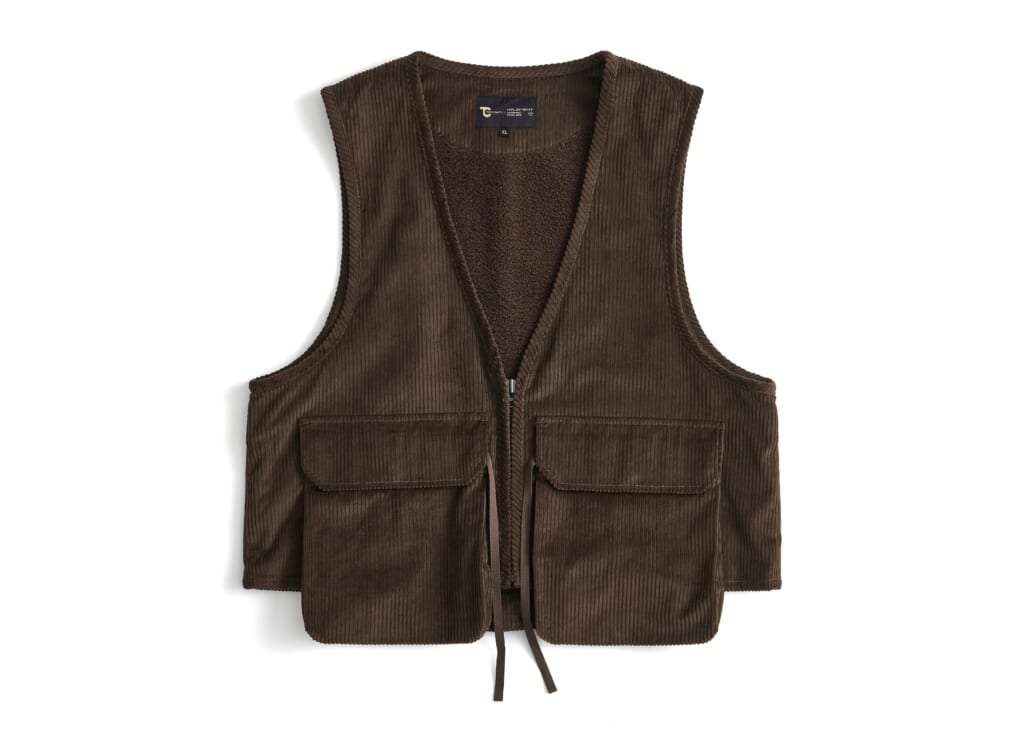 Corduroy Freece Vest