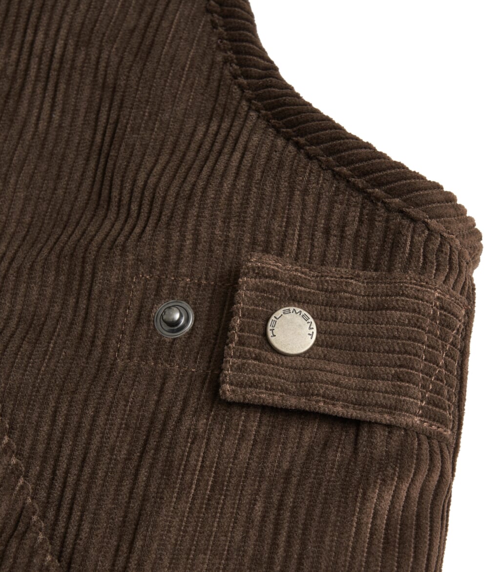 Corduroy Freece Vestディテール