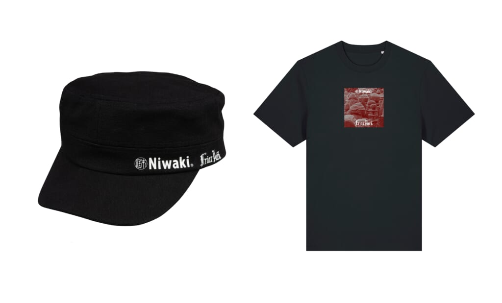 Friar Park×Niwaki Cap、Friar Park×Niwaki T-Shirt Dial Garden　