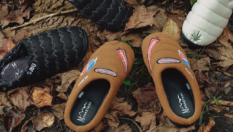 SUBU×MANASTASHのMULTI LOGO SANDAL、MT. STITCH SANDAL、HEMP EMB SANDAL