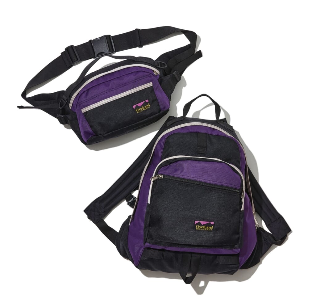 OverLand EQUIPMENT
Backpack, Hip bag