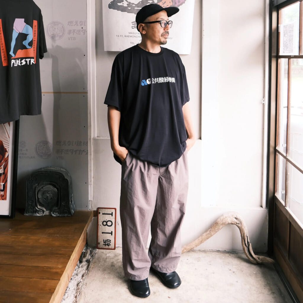 瓦奇岳 MOUNTAIN WIDE STRAIGHT PANTS