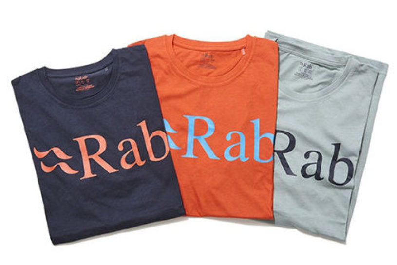 売れ筋週間ランキング！ ロゴを大胆に配した「Rab」のTシャツが大好評!!【買えるGO OUT】