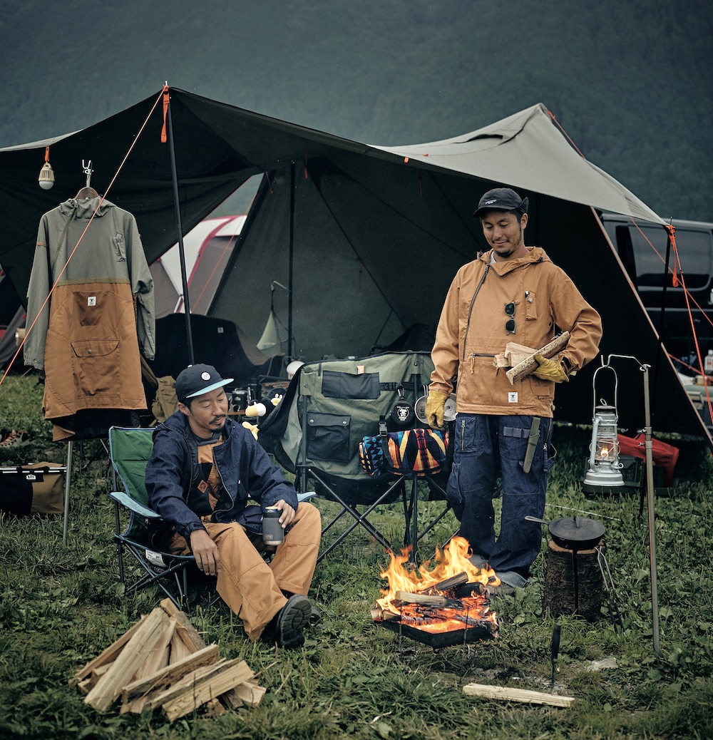 全力で焚き火を楽しむための機能服 Grn Outdoorの難燃ウエアが冬キャンプに活躍必至 アウトドアファッションのgo Out