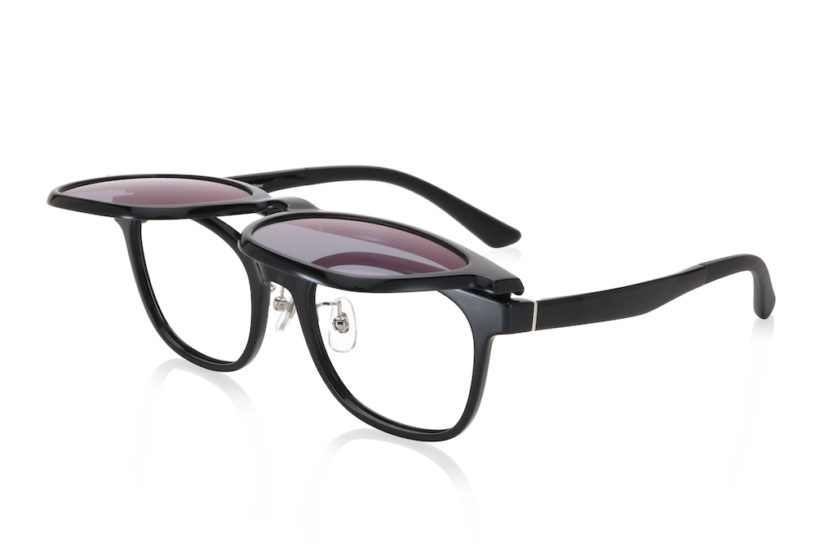 眼鏡とサングラスをスイッチできる、JINSの人気シリーズにフリップアップタイプが仲間入り！
