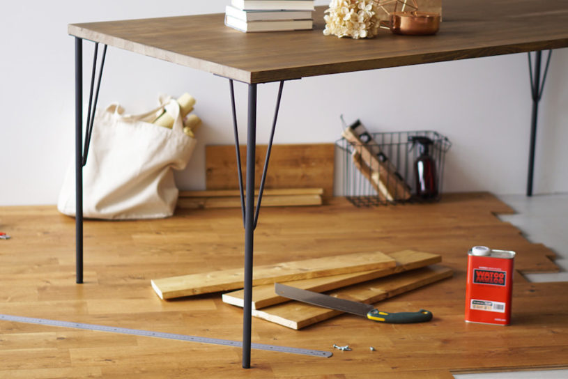 人気のおしゃれd I Y パーツ Noashi から ダイニングテーブルの脚が登場 用意するのは2 4材と天板だけ アウトドアファッションのgo Out