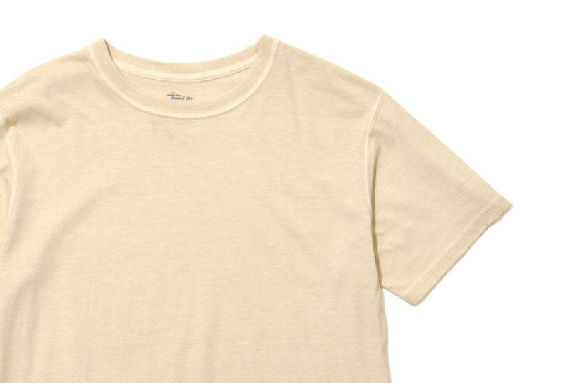 グッドオン初の機能素材Tシャツ。速乾＆防シワ仕様の新ボディが仲間入り。