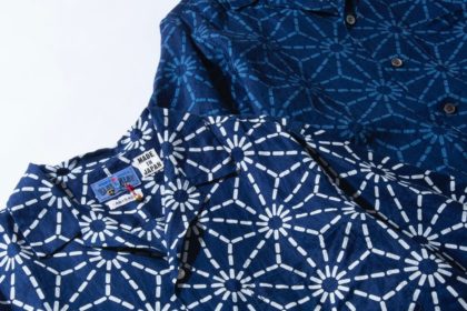 ブルーブルージャパンの新作アロハシャツは、インディゴ染めで魅せる和のスタイル。